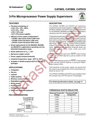 CAT810MTBI-T datasheet  